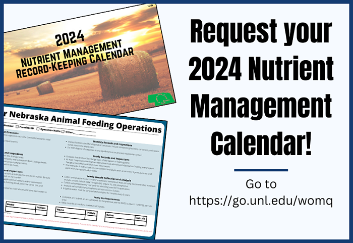 Nutrient management calendar banner