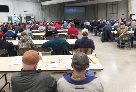 Attendees at the 2019 Fremont Corn Expo, like those shown here at the 2018 event, will learn the latest information on marketing, production and pest management in corn for east-central Nebraska. 