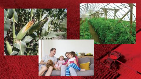 Composite photo showing benefactors of pesticide education