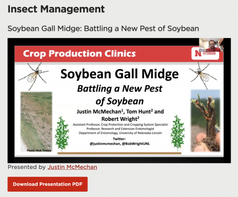 Crop Production Clinic presentation slideshow