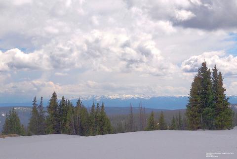 Sierra Madre Mountain Range Snowpack