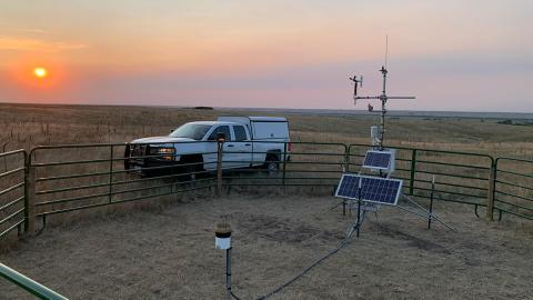 Nebraska Mesonet weather station