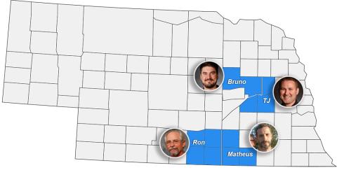 Extension educator county map