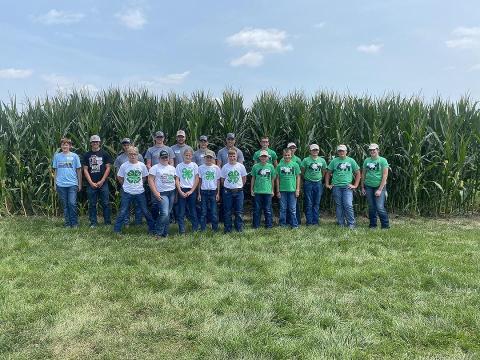 2021 Youth Crop Scouting competition participants 