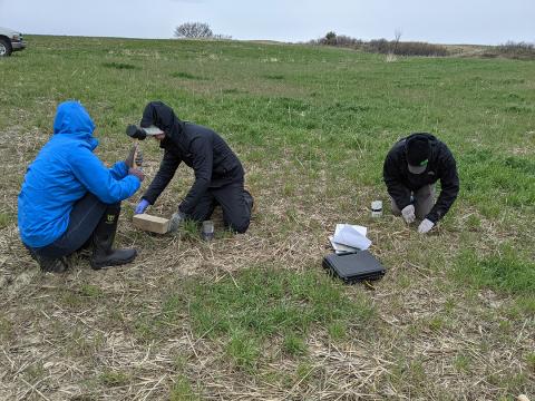 Team measures water infiltration