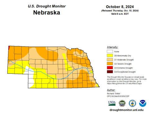 Drought Monitor map